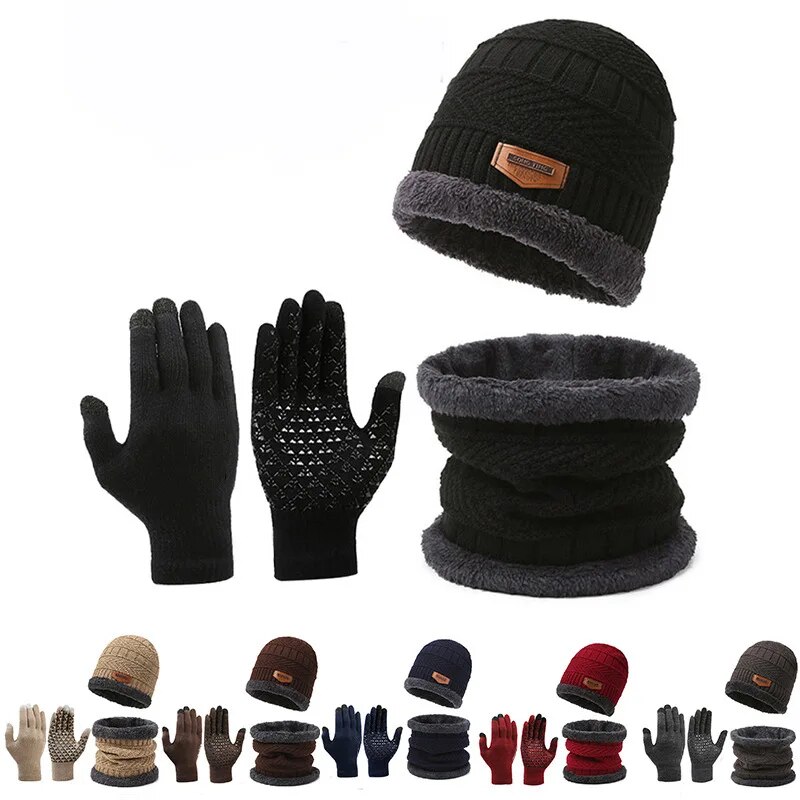 Men'S Fashion Website - Men's windproof hat, outdoor winter scarf,