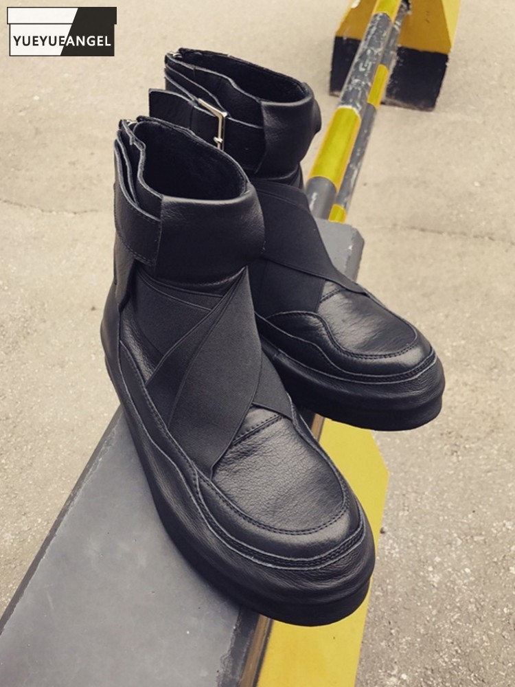 Men'S Fashion Footwear - Handmade Fashion Men Cowhide Patchwork Round