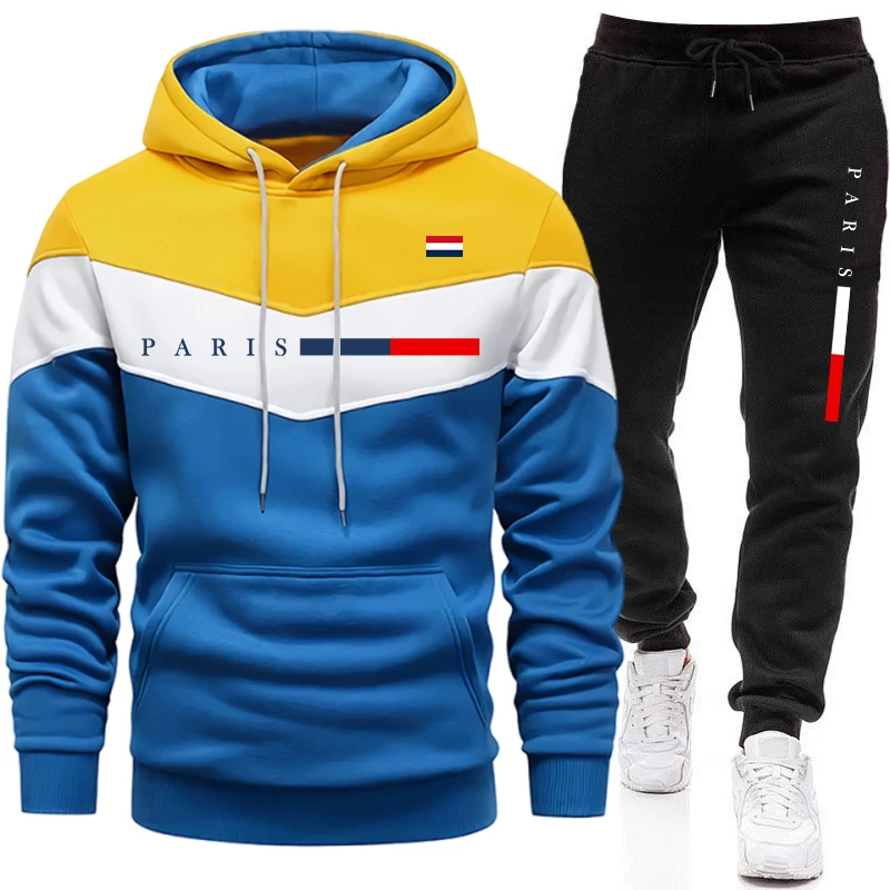 Mens Fashion Casual 2026 - Urban Casual Fashion Hoodie Sportswear Paris