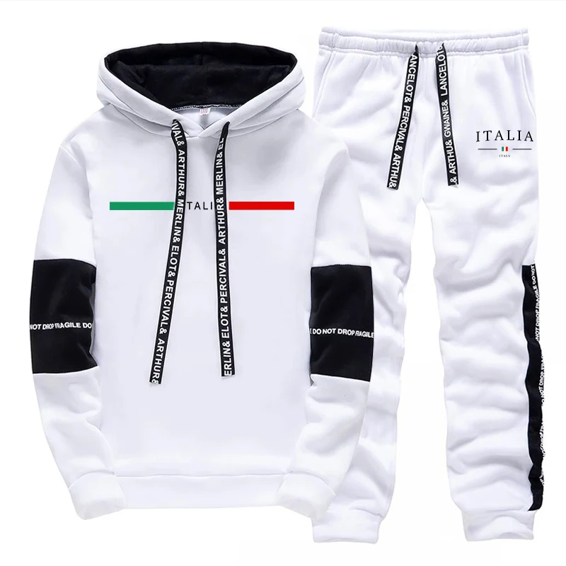 Mens Fashion Casual 2026 - Fashion Mens Tracksuit Print Casual Sweatshirts