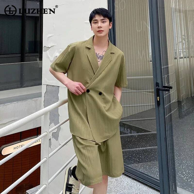 Mens Fashion Casual 2026 - LUZHEN Handsome Men's 2026 Summer Solid