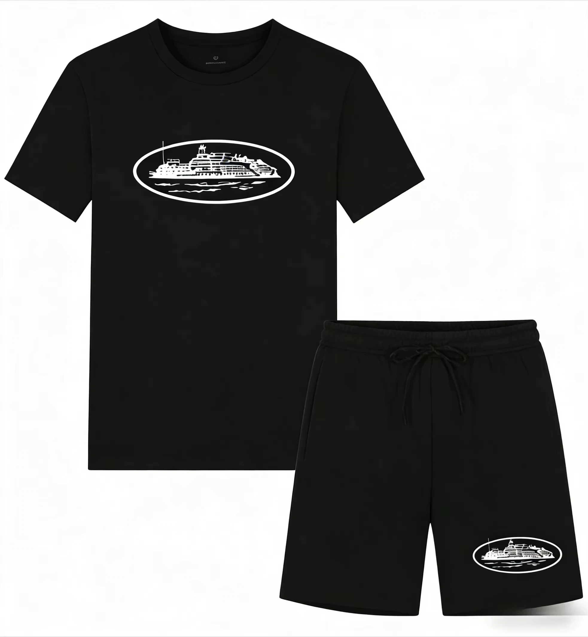 Men'S Fashion Course - 2026 Summer New Small Boat Printed