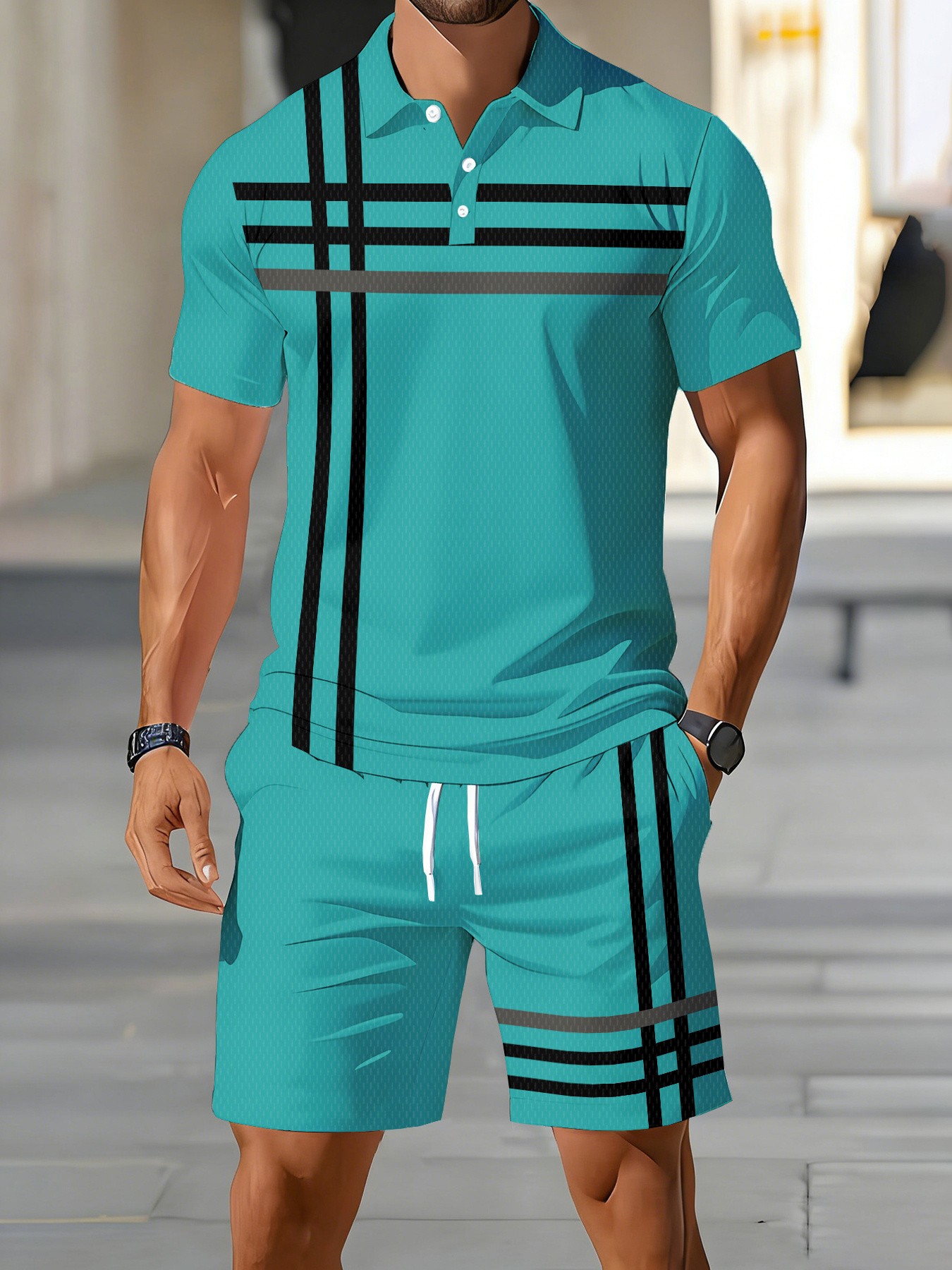 Men'S Fashion Polo - 2026 Summer American Men's Polo Shirt