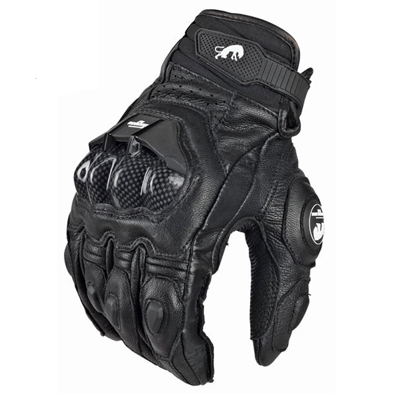 Driving Gloves Leather - Mens 4 Season Driving Supertech Black