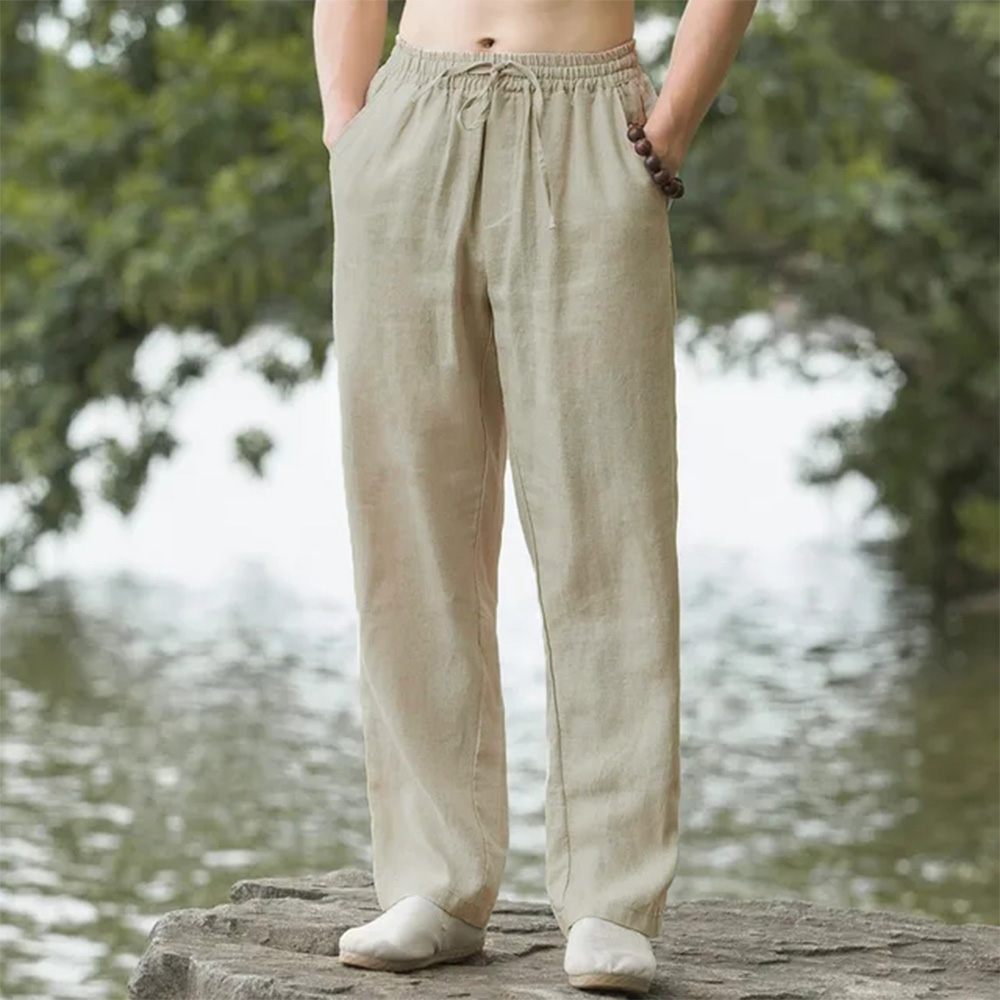 Chino Pants Men - Men's Beach Pants Joggers Streetwear Cotton