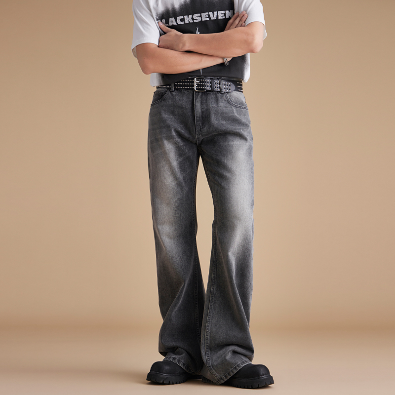 Men Korean Streetwear Vintage  - Men'S Fashion Jeans And Boots 评论和价格