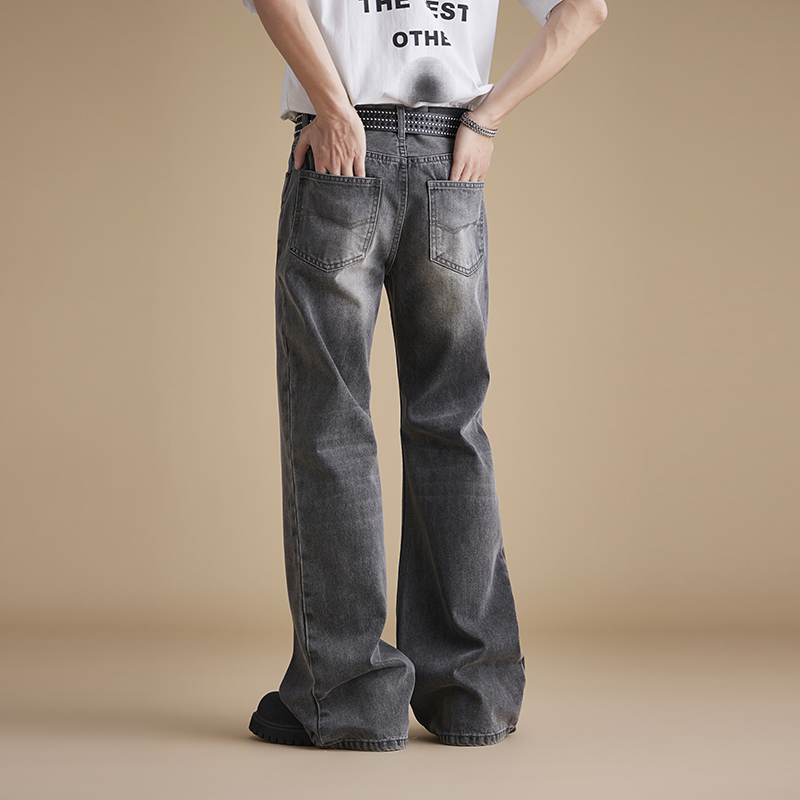 Men Korean Streetwear Vintage  - Men'S Fashion Jeans And Boots 评论和价格
