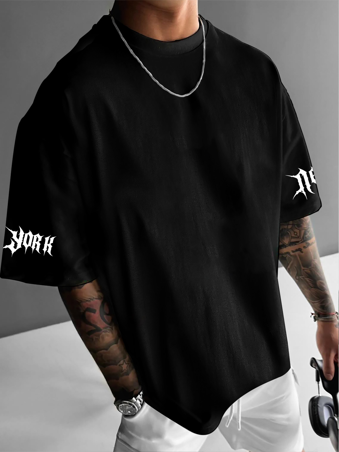 Men's Hip Hop Short Sleeve Tee - York Men'S Fashion 评论和价格