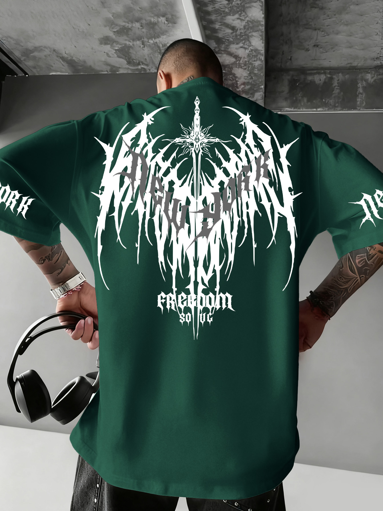 Men's Hip Hop Short Sleeve Tee - York Men'S Fashion 评论和价格