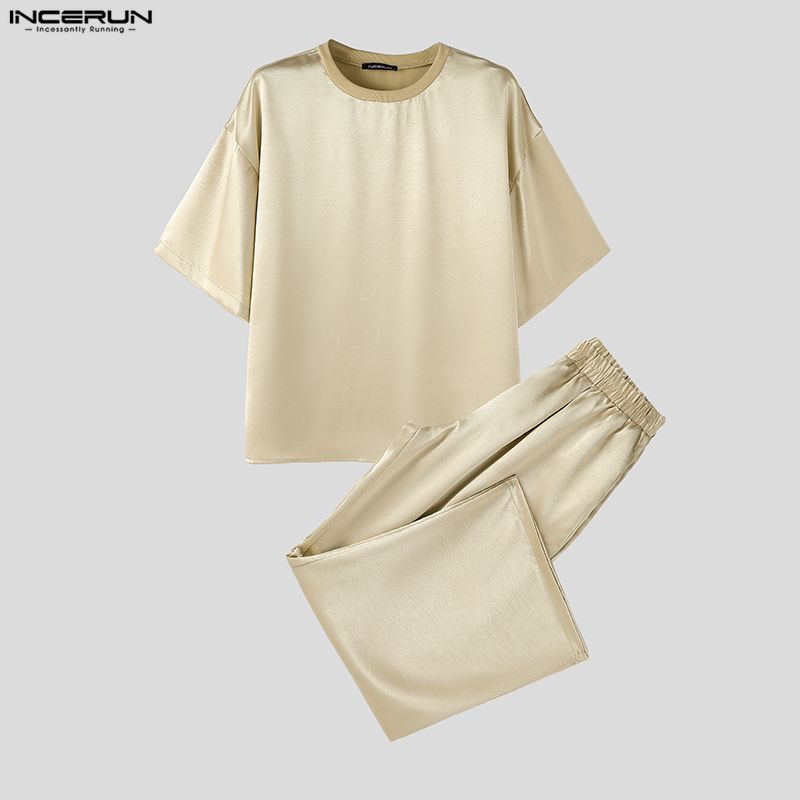INCERUN Men's Sets Solid Loose - Men'S Fashion Loose Pants 评论和价格