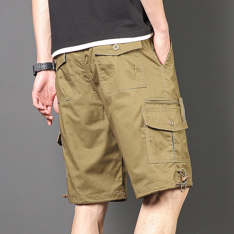 Men's Cargo Shorts Summer Fash - Men'S Fashion Loose Pants 评论和价格