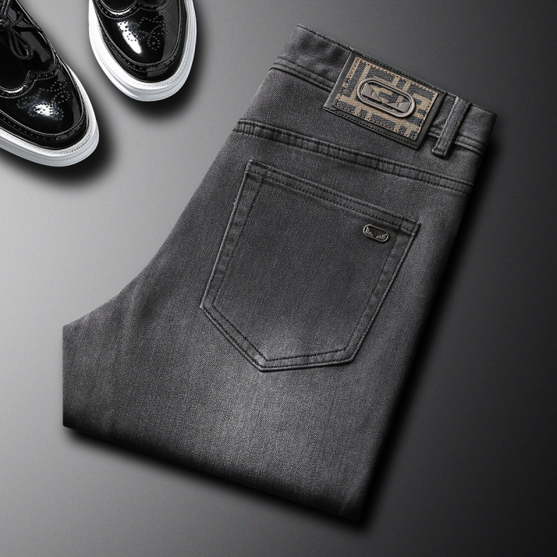 2025 autumn new trendy brand j - Men'S Fashion Grey Jeans 评论和价格