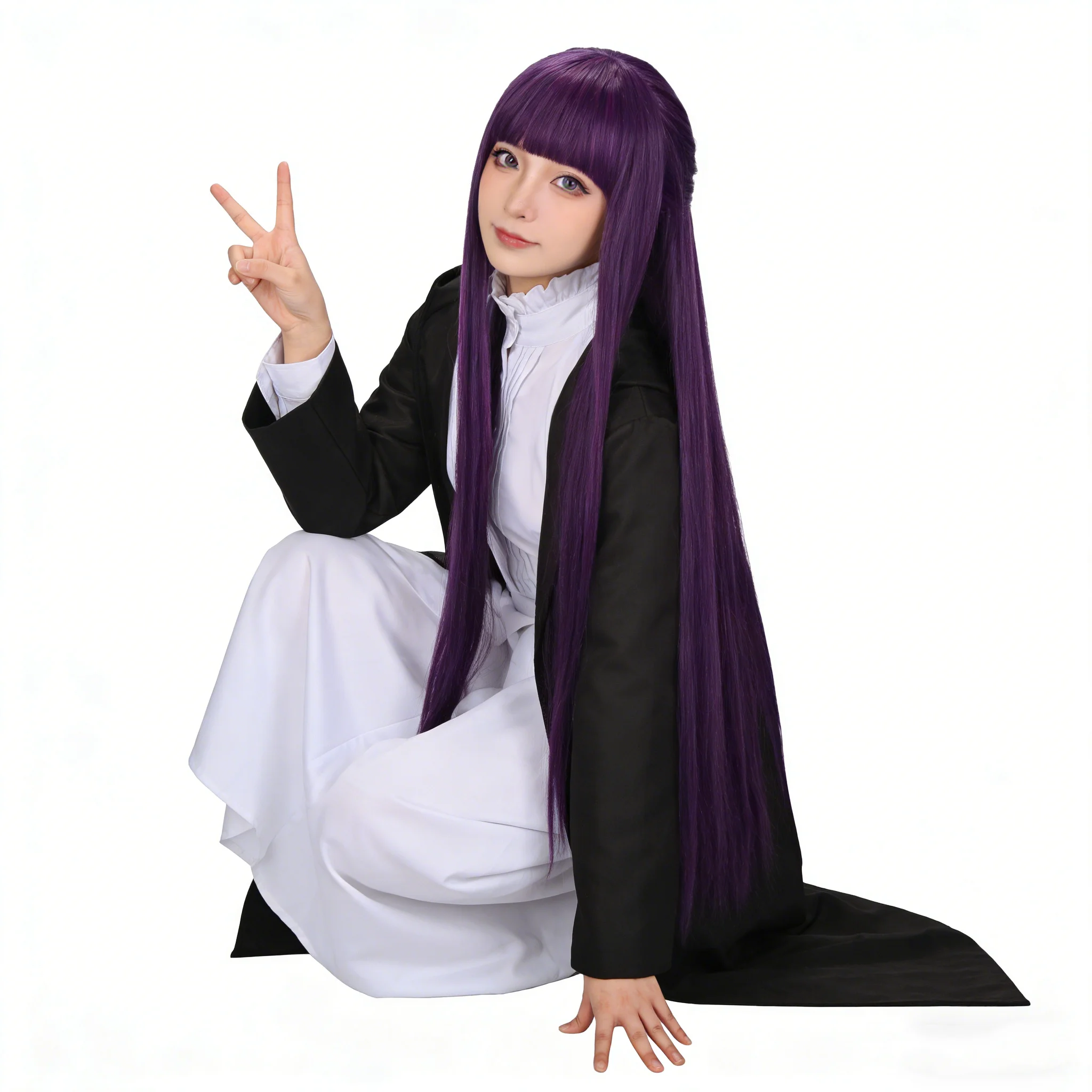 2026 Frieren Fern Cosplay Cost - Trench Coat Men 评论和价格