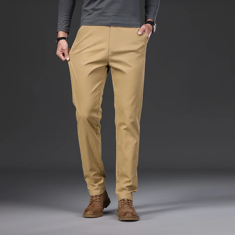 Good Quality 97%Cotton Men's C - Chino Pants Men 评论和价格