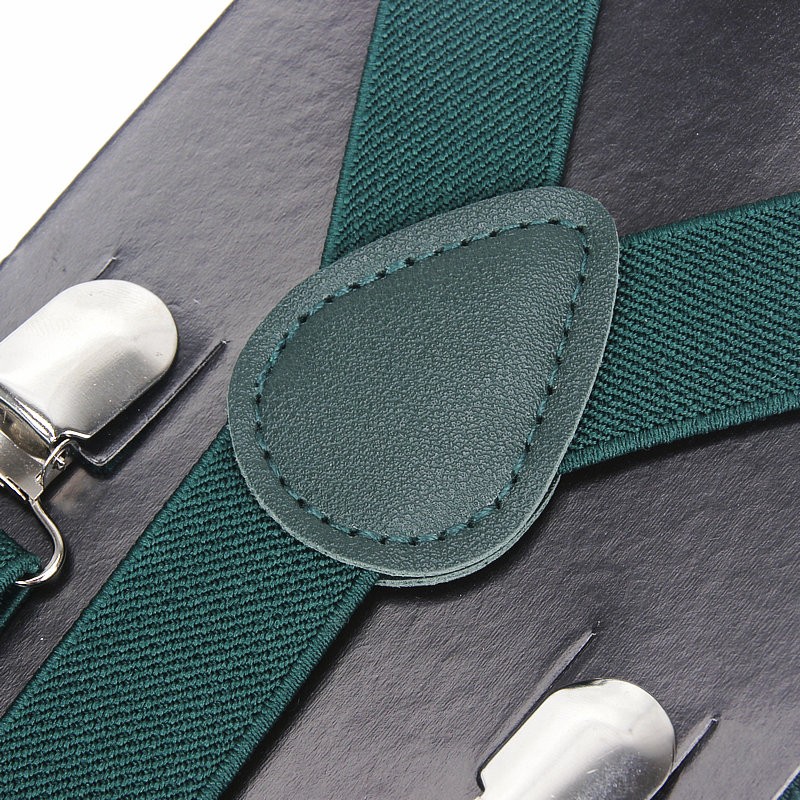 Hot Sale Elastic Leather Suspe - Suspenders Clip Men 评论和价格