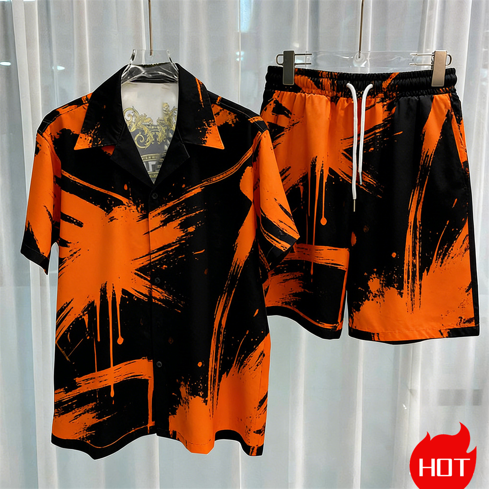 Digital printed men's set fash - Men'S Fashion Course 评论和价格
