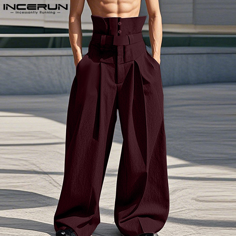 INCERUN 2025 American Style Tr - Chino Pants Men 评论和价格