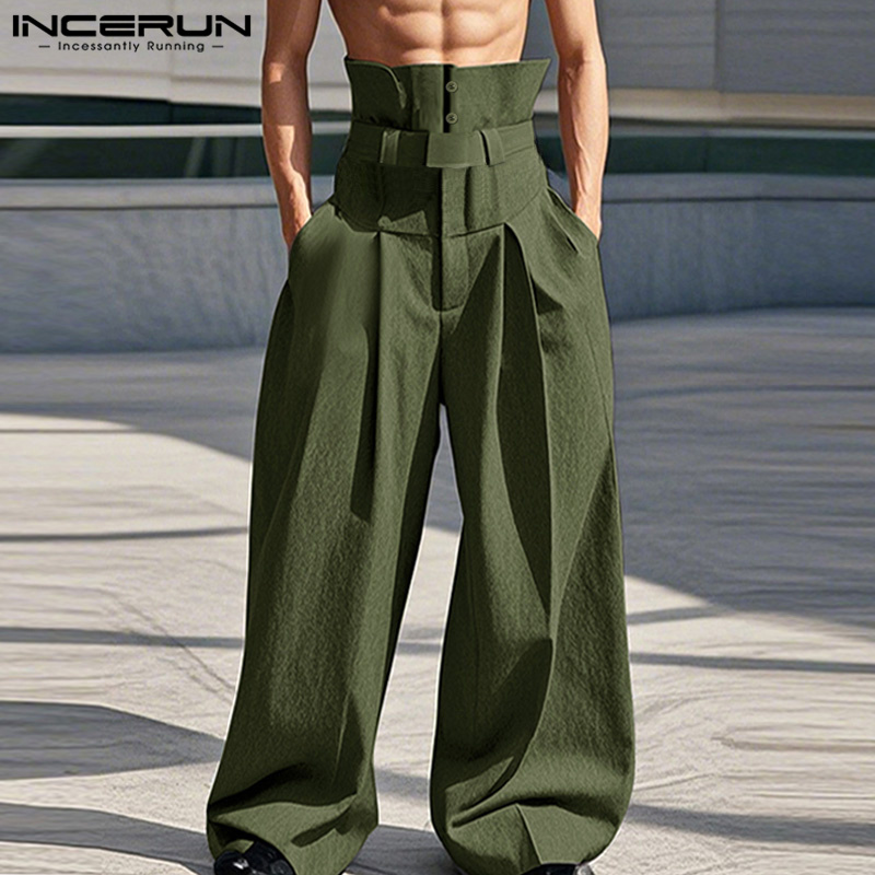 INCERUN 2025 American Style Tr - Chino Pants Men 评论和价格