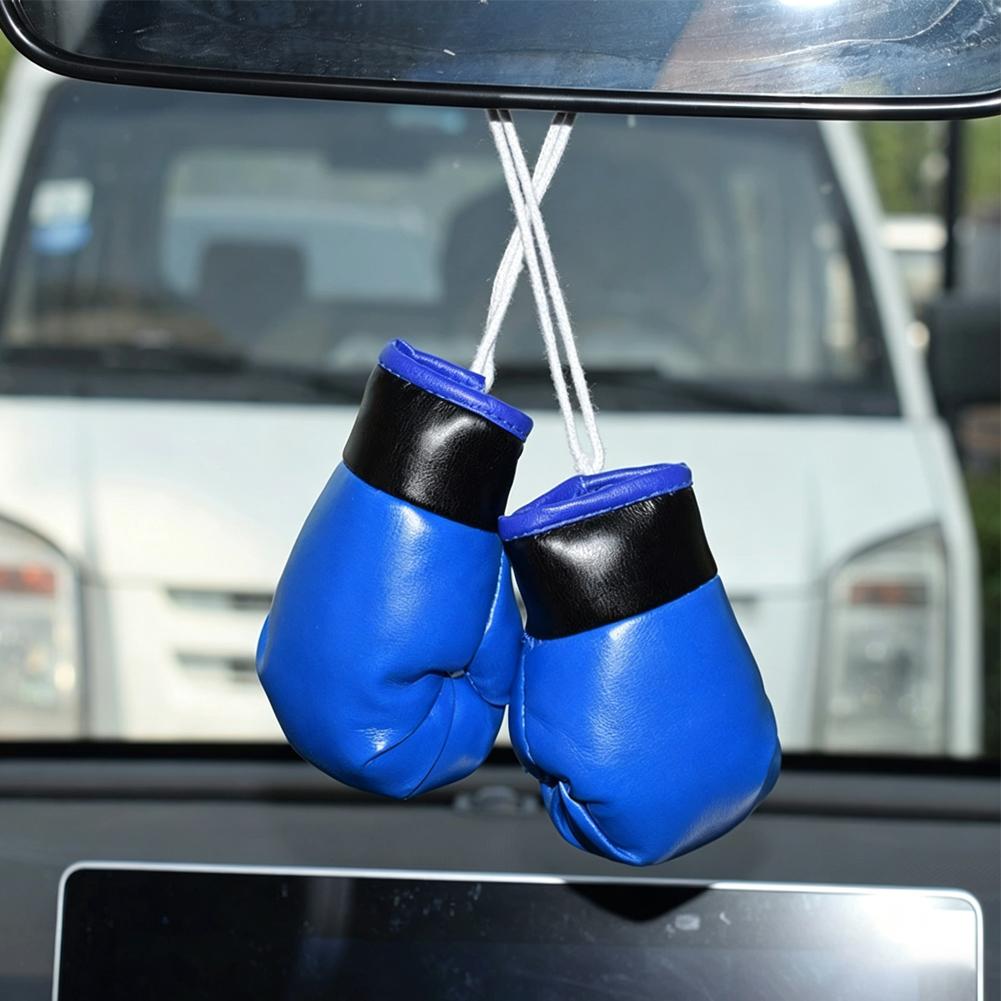 Mini Boxing Gloves Car Rearvie - Driving Gloves Leather 评论和价格