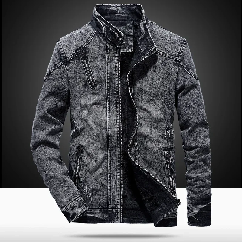 Men's Denim Jacket Korean Fash - Men'S Fashion Light Jacket 评论和价格