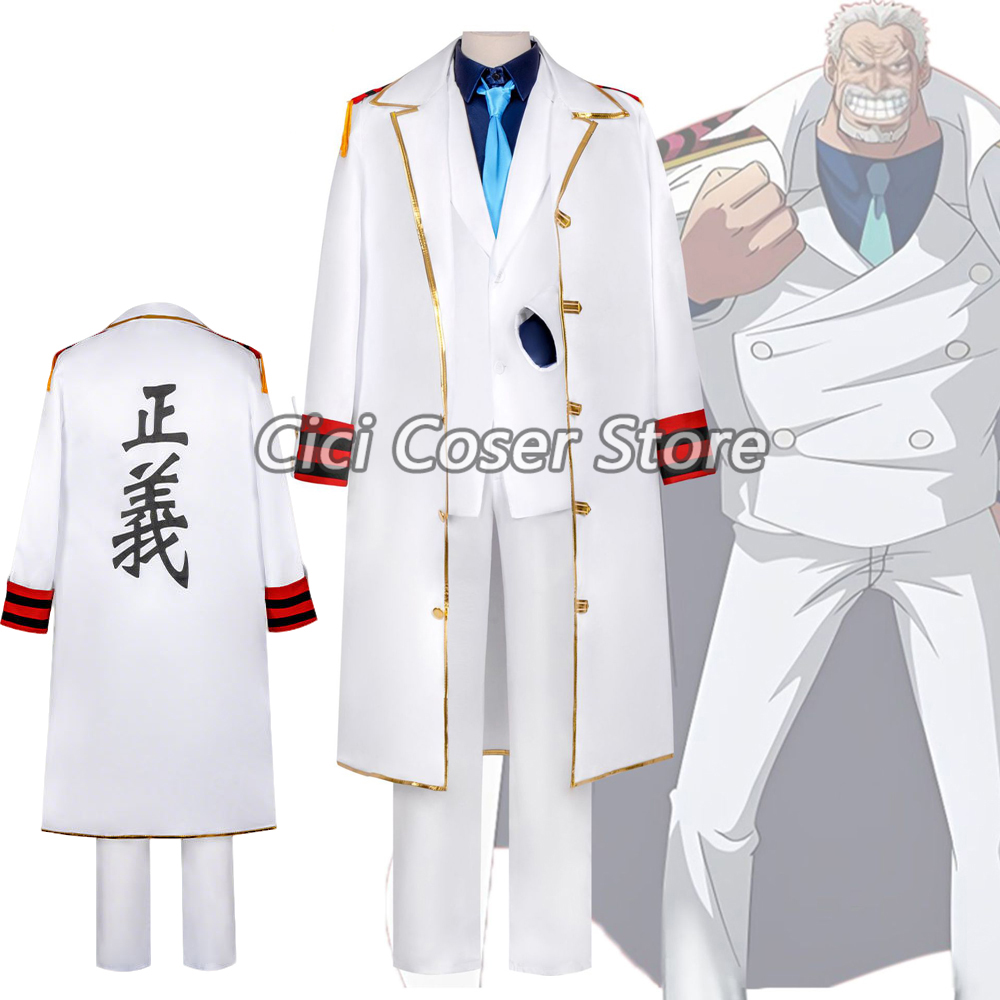 Anime Vice Admiral Monkey·D·Ga - Trench Coat Men 评论和价格