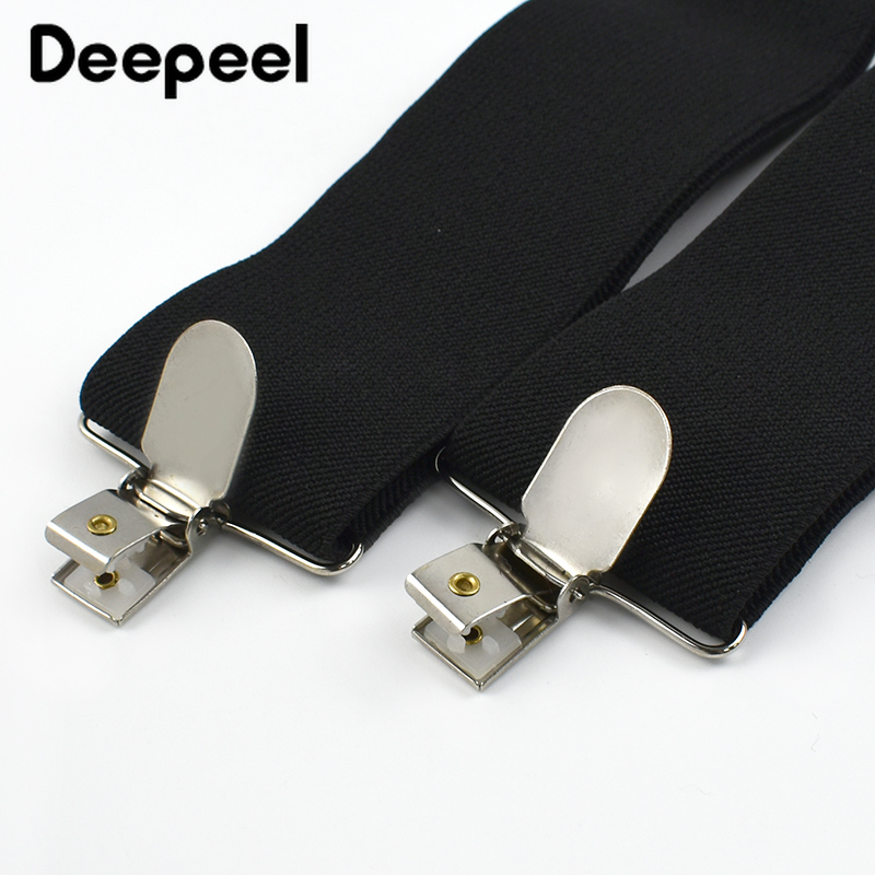 Deepeel Fashion 5cm Wide Adult - Suspenders Clip Men 评论和价格
