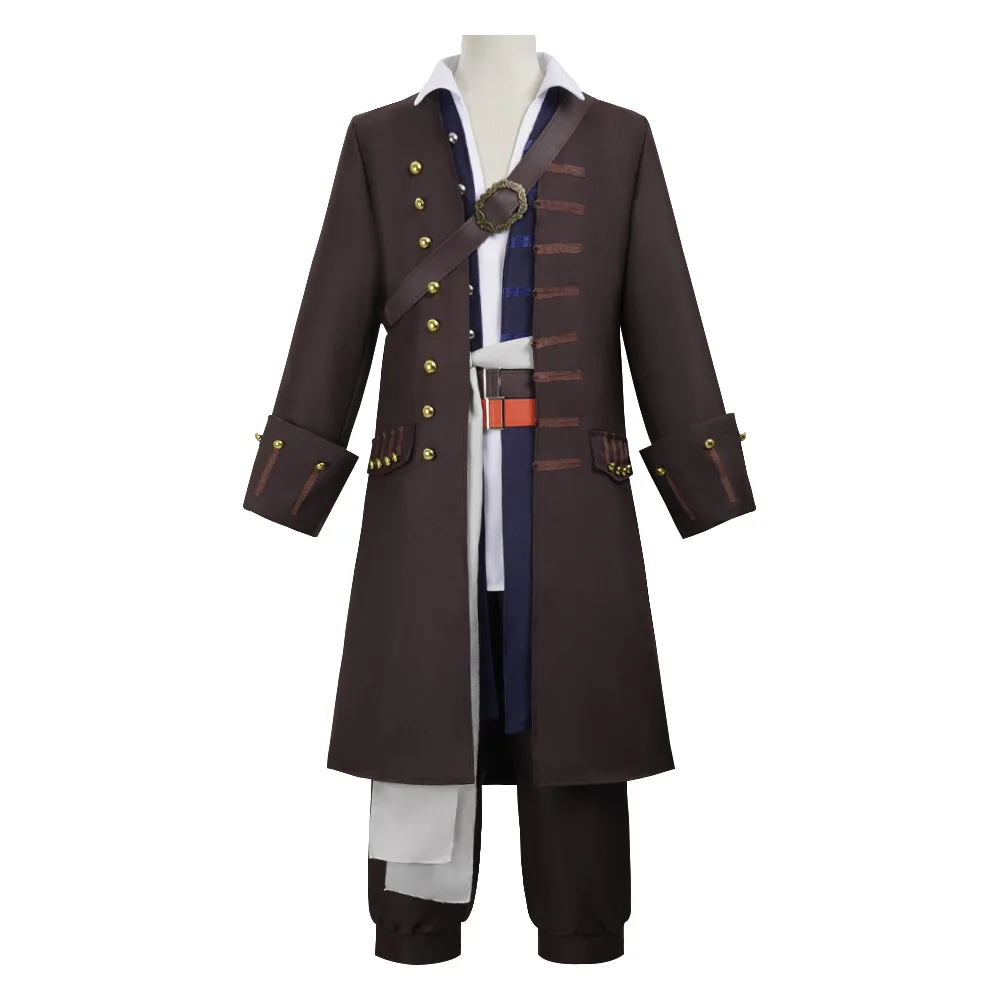 Captain Jack Sparrow Cosplay C - Trench Coat Men 评论和价格