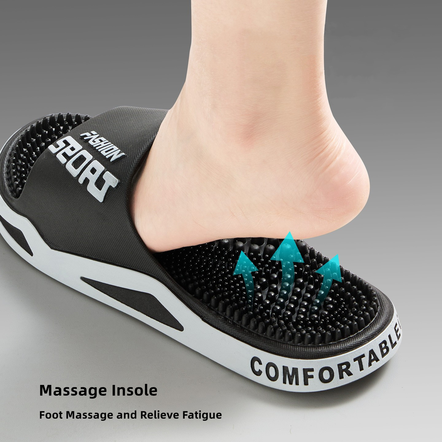 New Men Slippers Massage Slipp - Men'S Fashion Footwear 评论和价格
