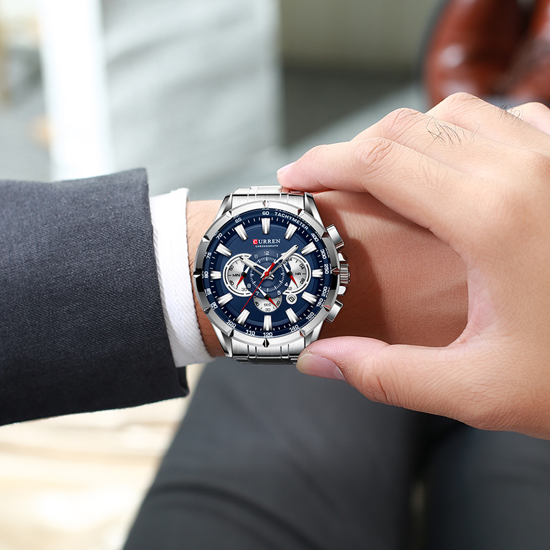 CURREN Wrist Watch Men Waterpr - Men'S Fashion Magazine 评论和价格
