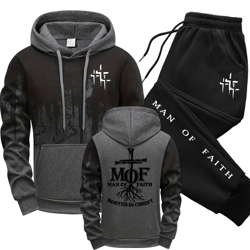 Man of Faith Men's Tracksuit H - Mens Fashion Casual 2026 评论和价格