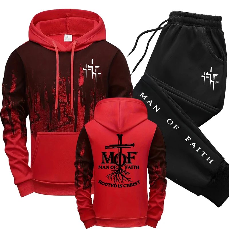 Man of Faith Men's Tracksuit H - Mens Fashion Casual 2026 评论和价格