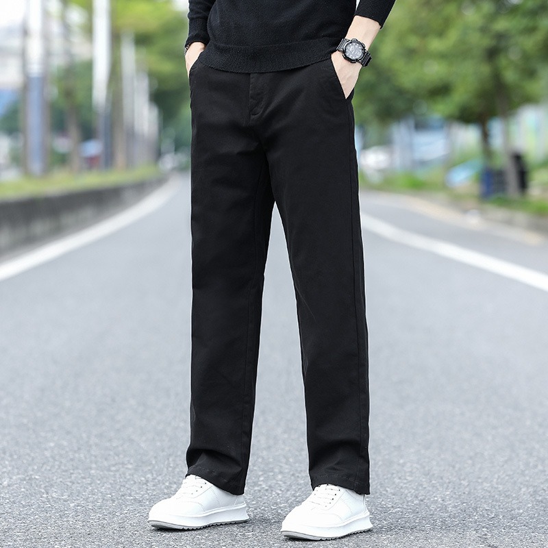 Mens Mid Waist Straight Leg Li - Chino Pants Men 评论和价格