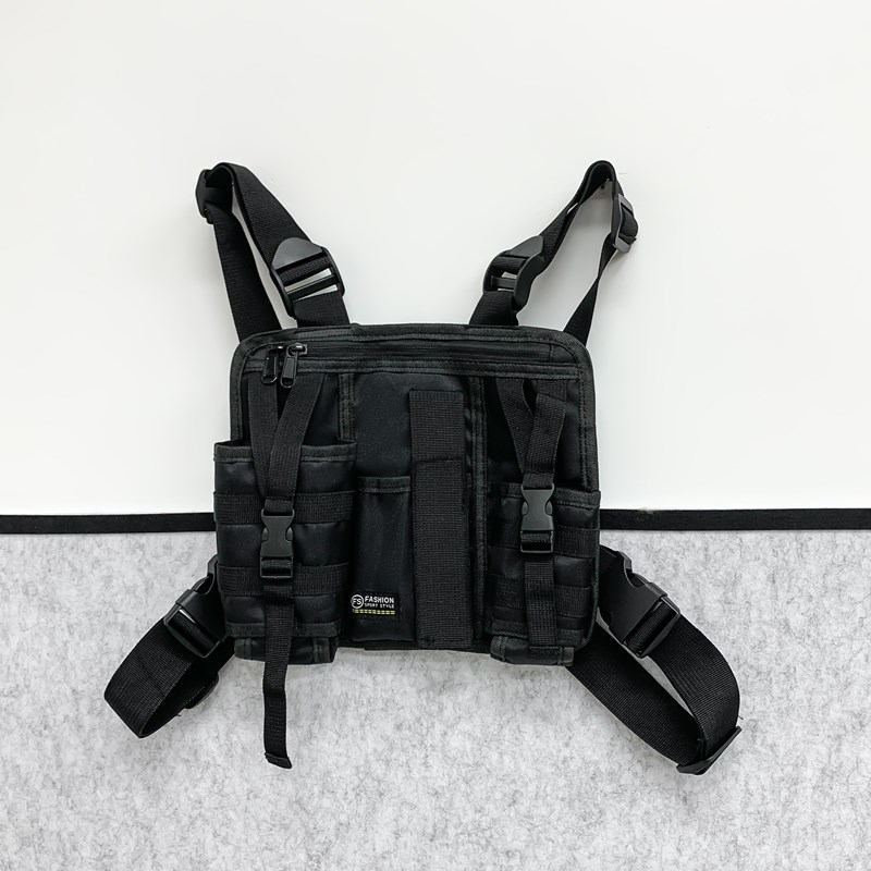 Hip-hop Streetwear Men Chest B - Tactical Vest Men 评论和价格
