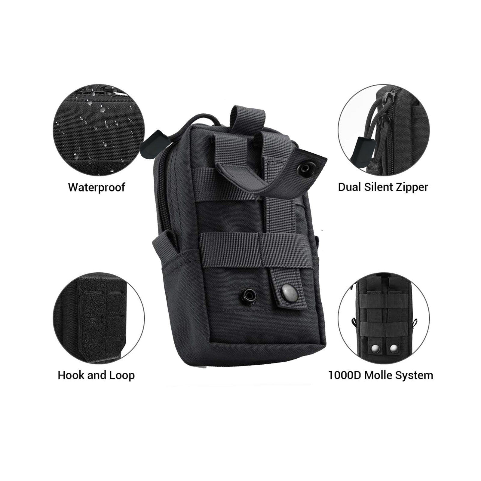Tactical Molle Pouch Waist Bag - Tactical Vest Men 评论和价格
