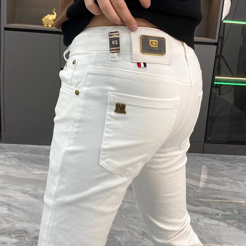 White Jeans Men's European Goo - Men'S Fashion Jeans And Boots 评论和价格