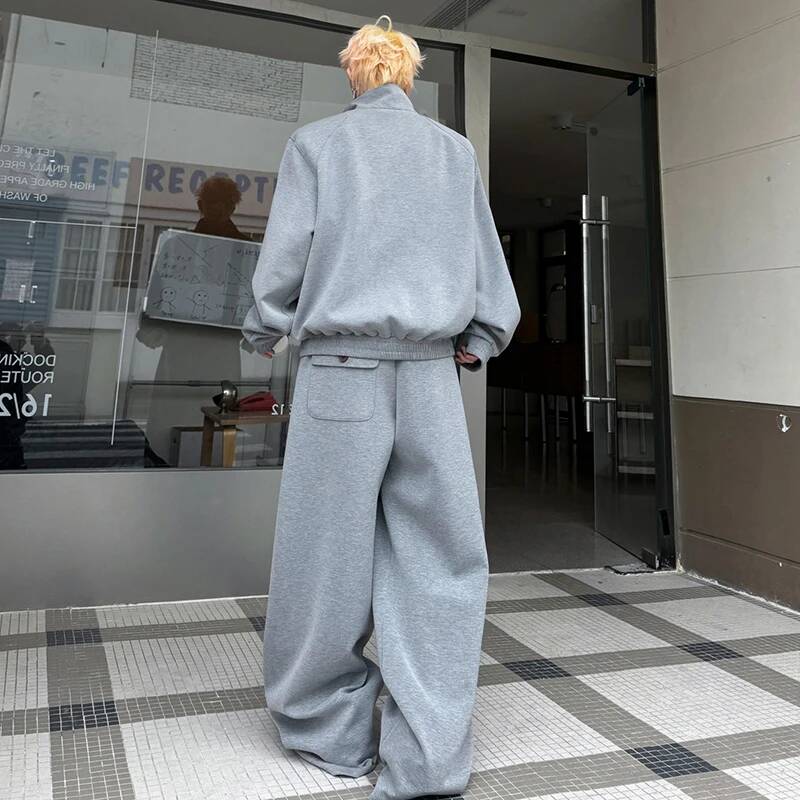 LUZHEN Color Cardigan 2026 PU  - Men'S Fashion Loose Pants 评论和价格