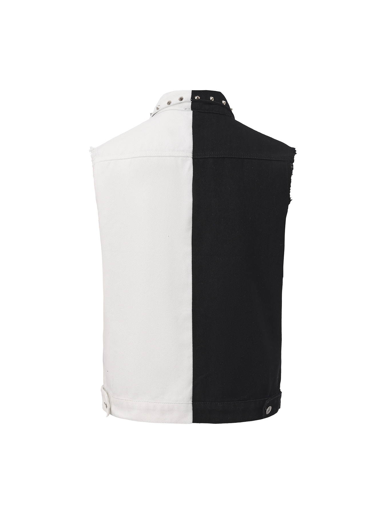 Men's Punk Style Jean Waistcoa - Men'S Fashion Vest With Jeans 评论和价格