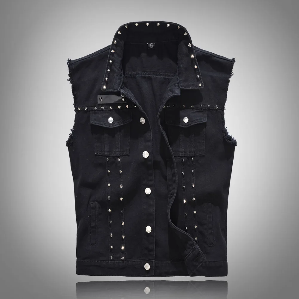 2026 Spring Fashion Men Rivet  - Men'S Fashion Vest With Jeans 评论和价格