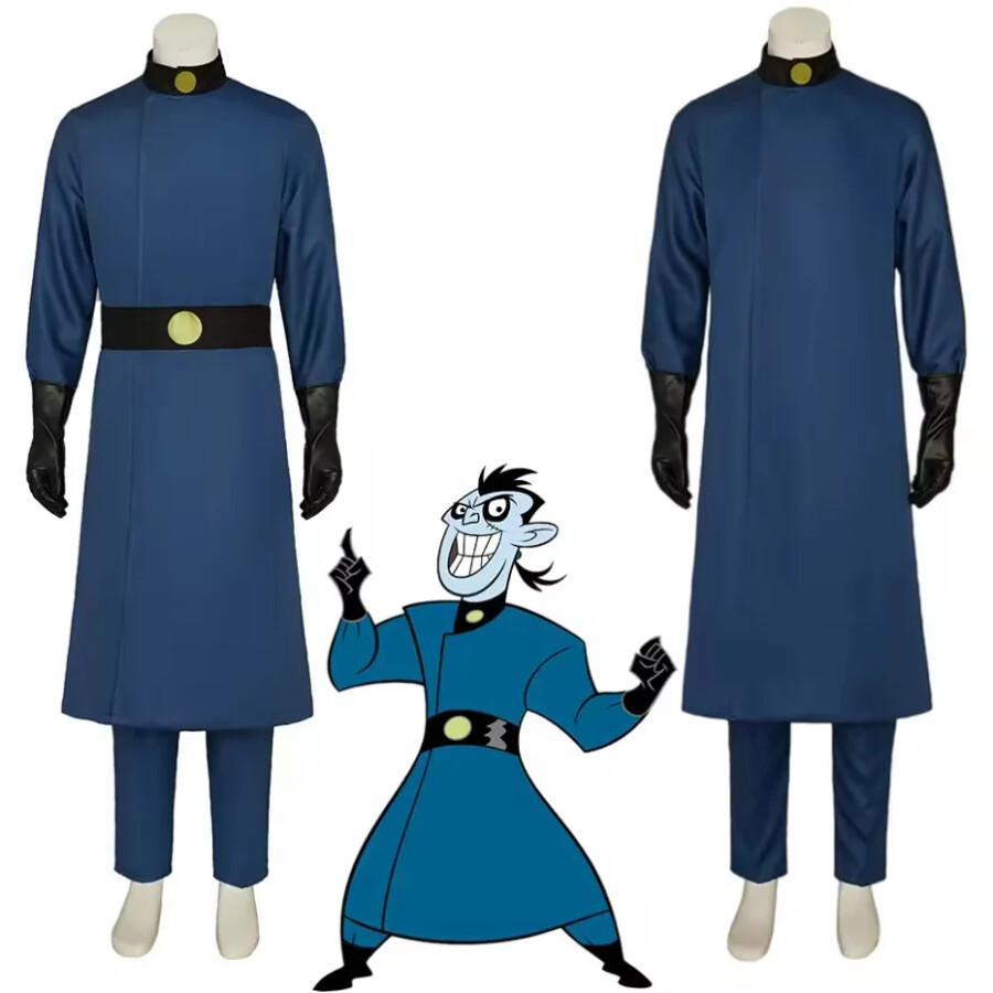 Dr.Drakken Cosplay Costume Adu - Trench Coat Men 评论和价格