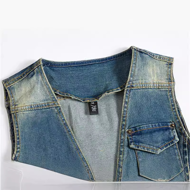 Spring Autumn New Fashion Men' - Men'S Fashion Vest With Jeans 评论和价格