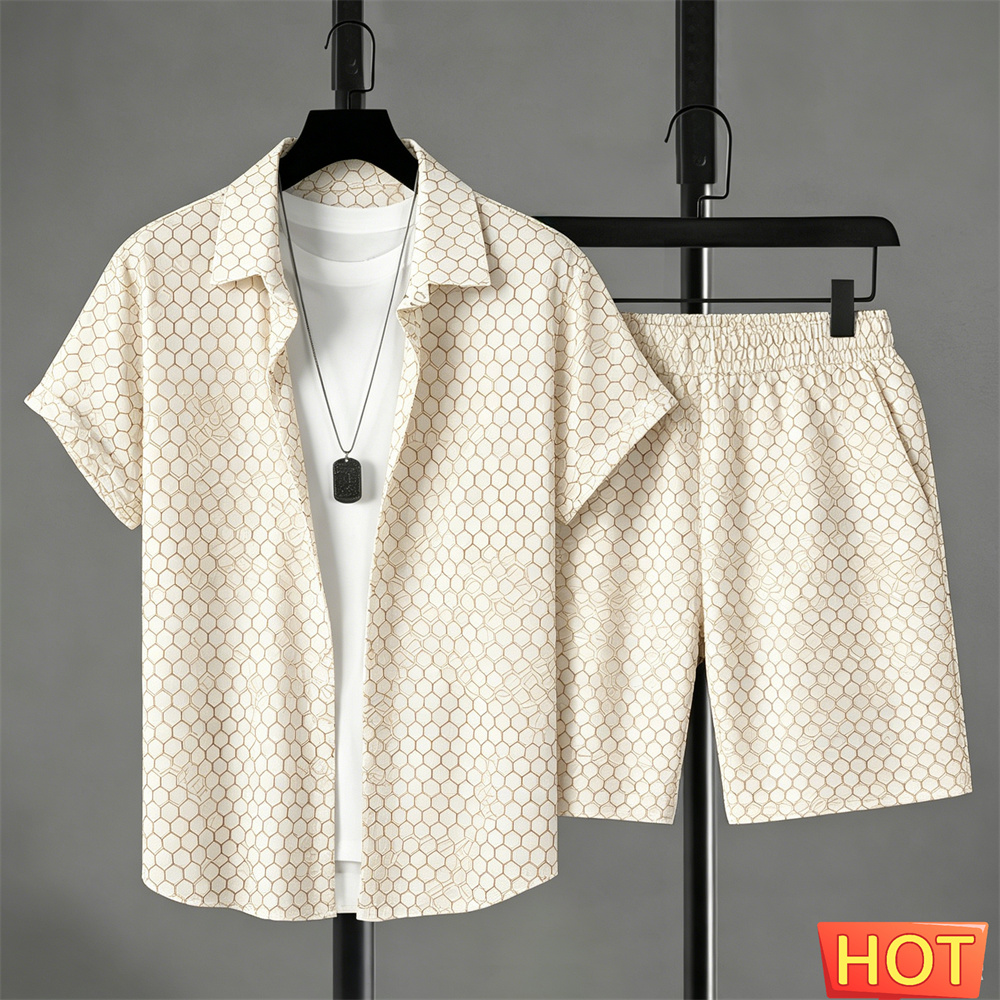 Summer Outfits Man Shirt Set G - Men'S Fashion Course 评论和价格