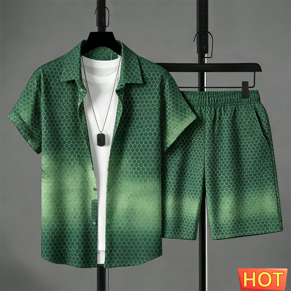 Summer Outfits Man Shirt Set G - Men'S Fashion Course 评论和价格