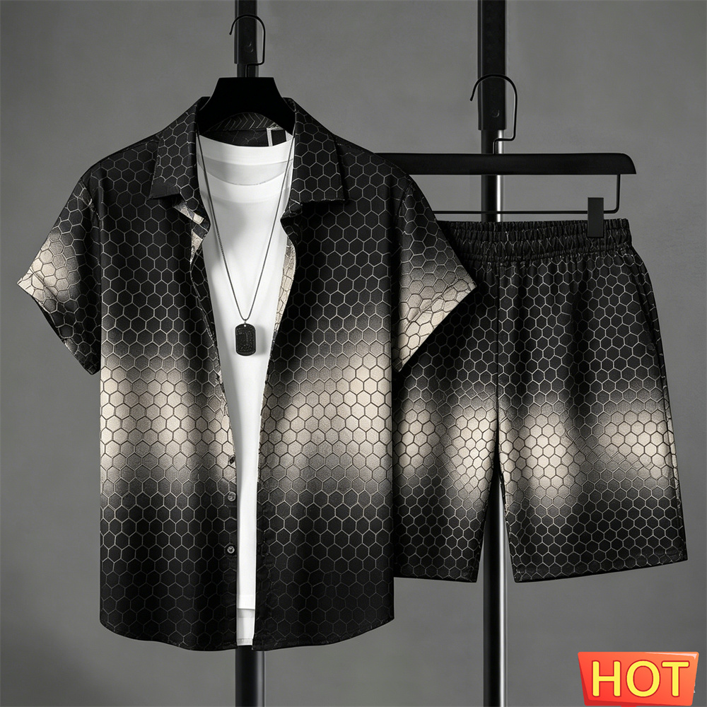 Summer Outfits Man Shirt Set G - Men'S Fashion Course 评论和价格