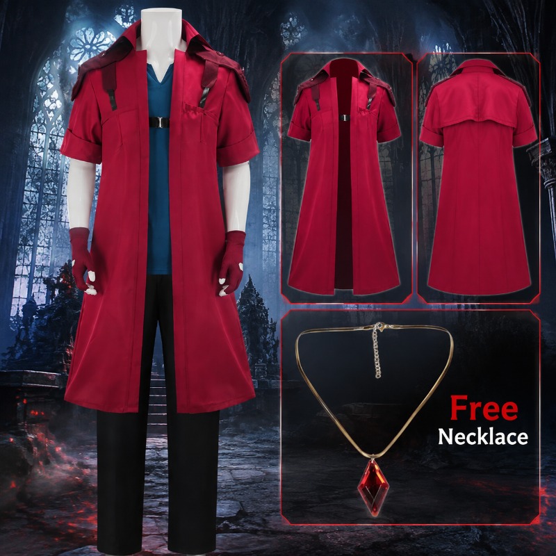 Devil May Cry DMC5 Dante Cospl - Trench Coat Men 评论和价格