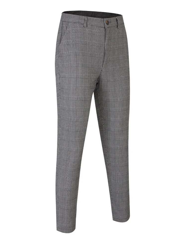 Casual Men's Business Cotton   - Chino Pants Men 评论和价格