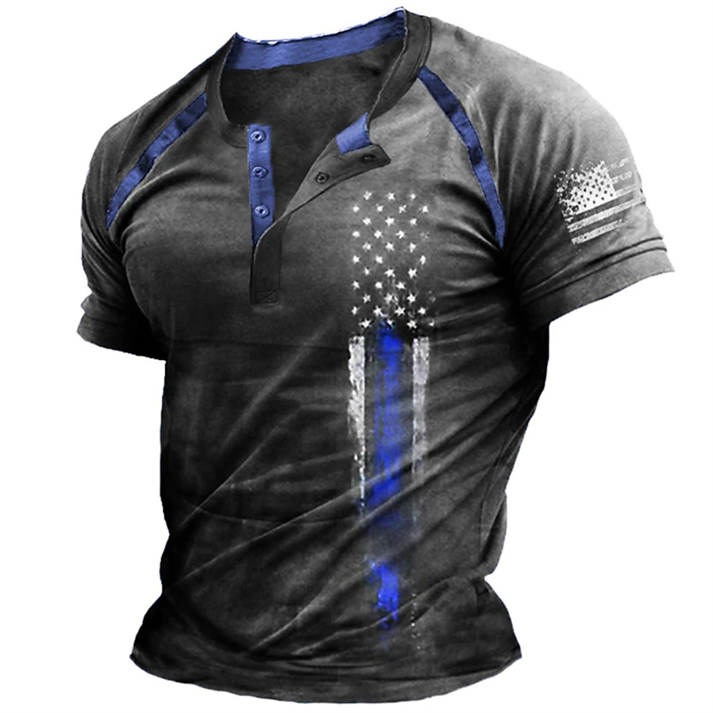Funny 3D American Flag Print M - Men'S Fashion Course 评论和价格
