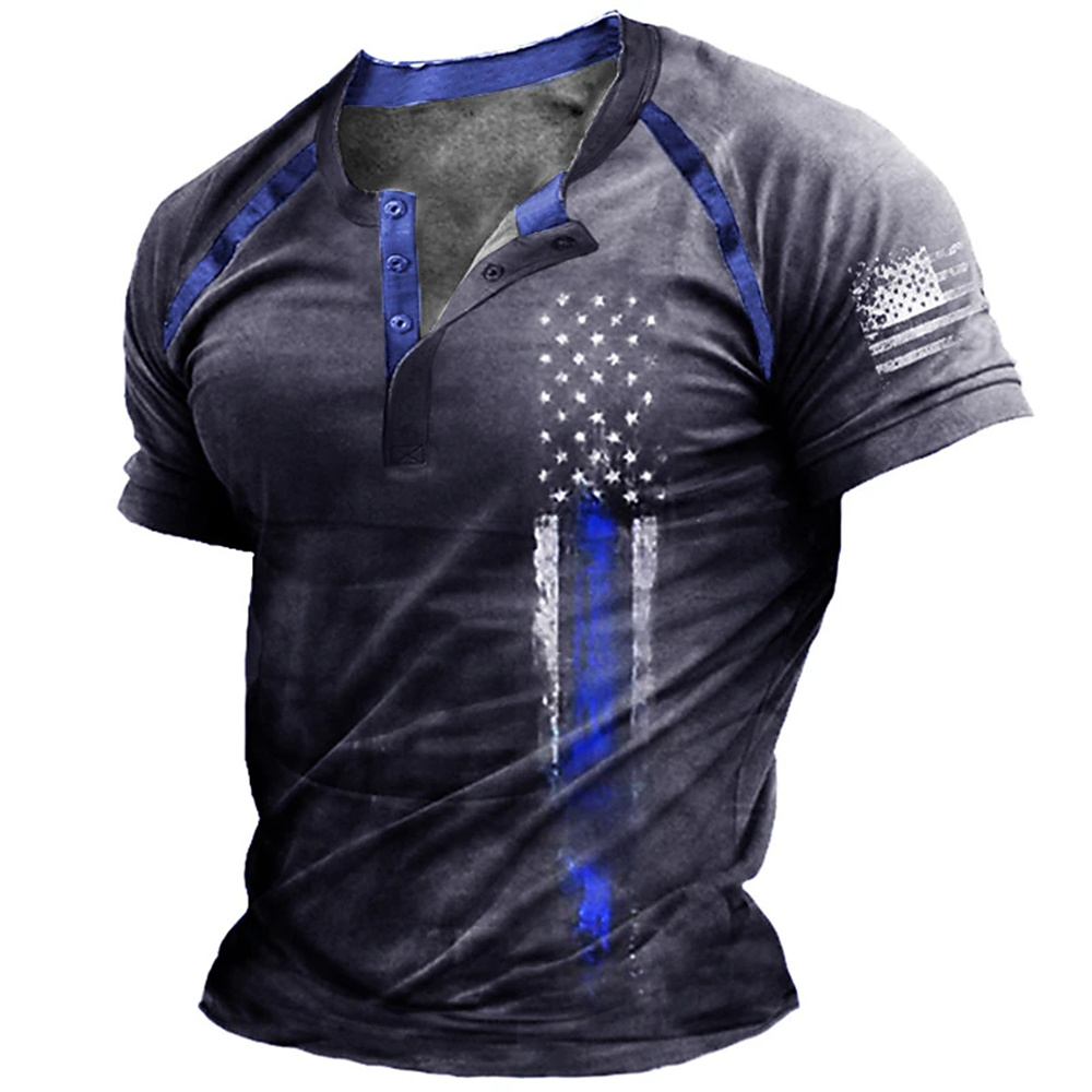 Funny 3D American Flag Print M - Men'S Fashion Course 评论和价格