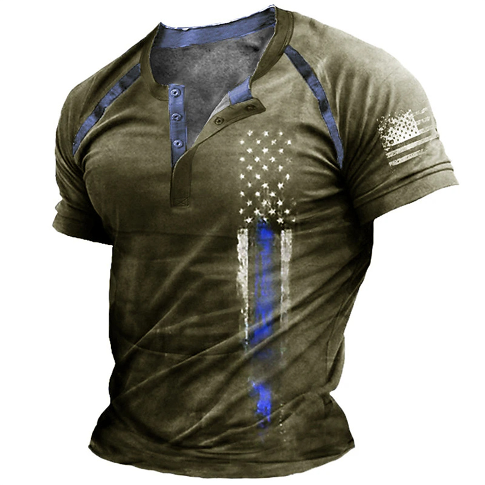 Funny 3D American Flag Print M - Men'S Fashion Course 评论和价格
