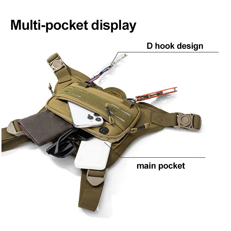 Tactical Front Chest Rig Bag V - Tactical Vest Men 评论和价格
