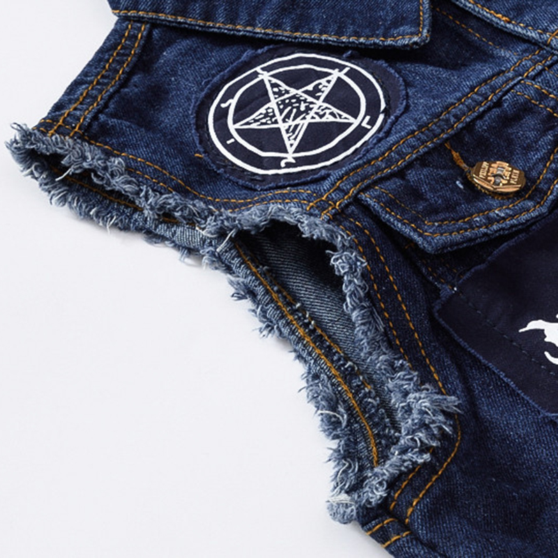 Classic Vintage Men's Jeans Ve - Men'S Fashion Vest With Jeans 评论和价格